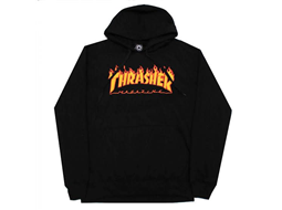 MOLETOM THRASHER LOGO FLAMES