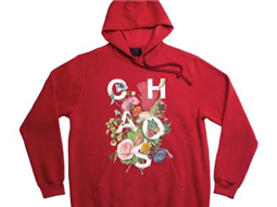 MOLETON DISORDER SWEATSHIRTS BEAUTY IN CHAOS  RED